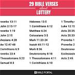 bible verse about lottery