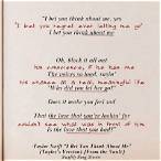 i bet you think about me lyrics